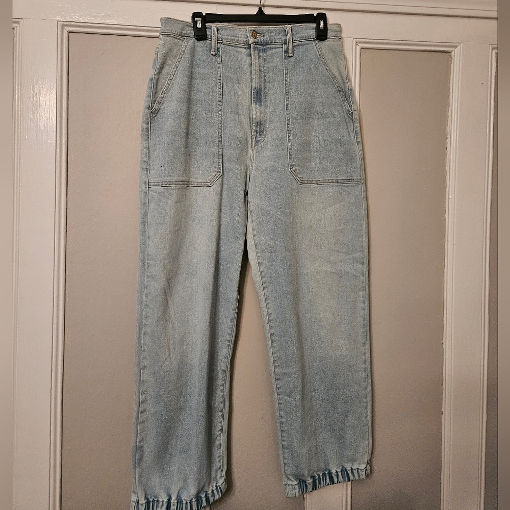 MOTHER Light Blue Denim Pants
